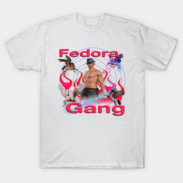 FEDORA GANG T-Shirt by blueversion